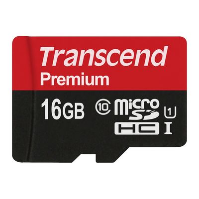 Transcend microSDHC 16GB Class10 UHS-I Premium