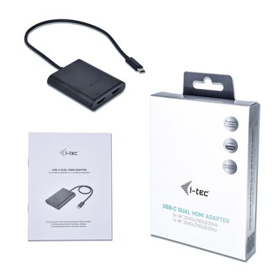 i-tec USB-C na 4K Dual HDMI video adaptér