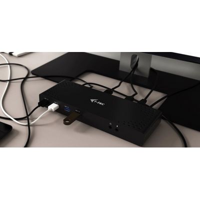 i-tec USB 3.0 / USB-C 5K Univerzální dual dokovací stanice
