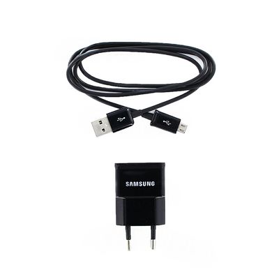 ETA0U80EBE + ECC1DU5ABE Samsung microUSB Cestovní dobíječ (Bulk)