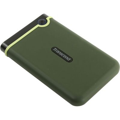 Transcend StoreJet 25M3G Slim 1TB, zelený