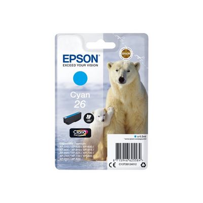 Epson T2612 azurová - originál