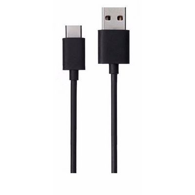 Xiaomi MDY-08-DF USB 18W Fast Cestovní nabíječka + Type C Datový Kabel Black (Bulk)