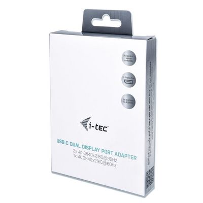 i-tec USB-C na 4K Dual Display Port adaptér