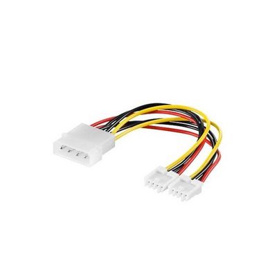 PremiumCord Kabel napájecí HDD, FDD 5,25-2x3,5