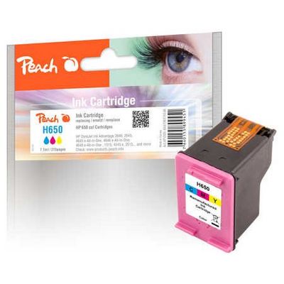 Peach H650 barevná kompatibilní s HP No. 650, CZ102AE