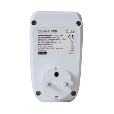 Geti měřič spotřeby elektrické energie GPM02
