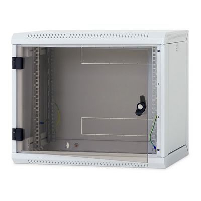 TRITON 19 rozvaděč RUA-AS6 9U/600 mm (sklo) šedý