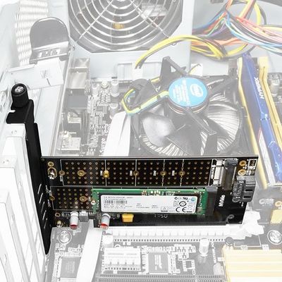 AXAGON PCEM2-D PCIe NVMe+NGFF M.2 adaptér