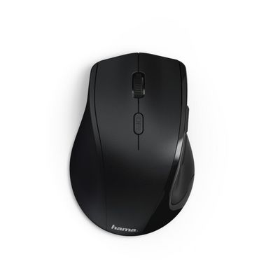 Hama bezdrátová optická myš pro leváky Riano, černá (182645)