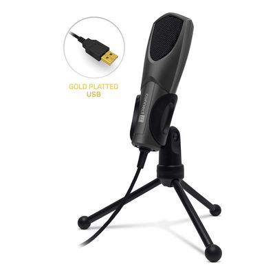 Connect IT YouMic mikrofon USB, antracit