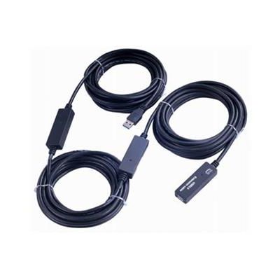 PremiumCord USB 3.2 repeater a prodlužovací kabel A/M-A/F 15m