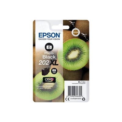 Epson Singlepack Photo Black 202XL Claria Premium Ink černá foto - originální