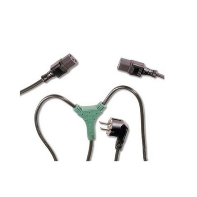 Kabel síťový 230V, Y-kabel přívodní M-2x F