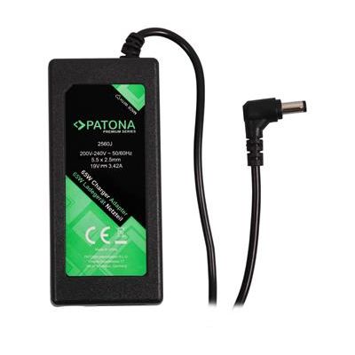 Patona PT2560 Premium, notebookový adaptér, Asus, 5,5 x 2,5mm, 19V/3.42A, 65W