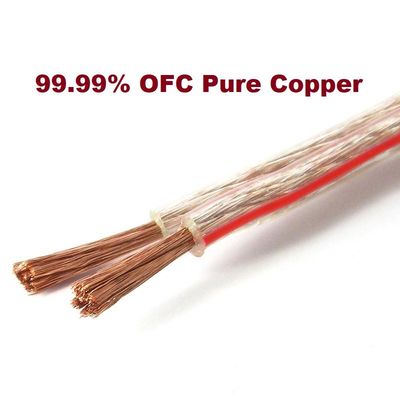 PremiumCord Kabely na propojení reprosoustav 100% CU měď 2x2,5mm 10m