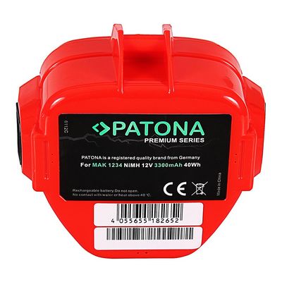 Patona PT6112 - Makita 12V 3300mAh Ni-MH Premium PA12
