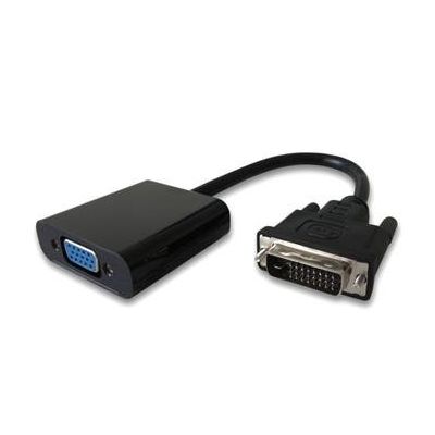 PremiumCord převodník DVI na VGA s krátkým kabelem - černý