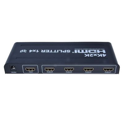 PremiumCord HDMI splitter 1-4 Port,kovové pouzdro,4K,FULL HD,3D