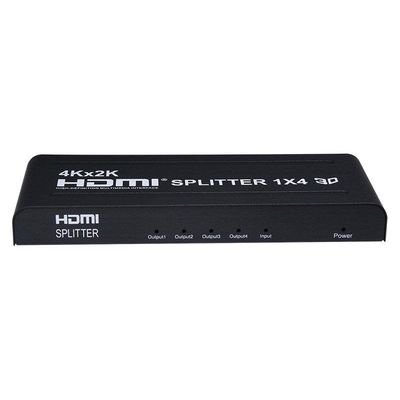 PremiumCord HDMI splitter 1-4 Port,kovové pouzdro,4K,FULL HD,3D