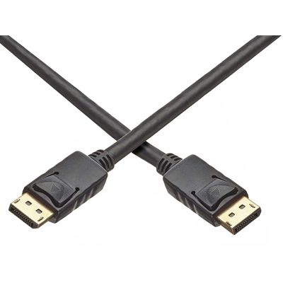 PremiumCord DisplayPort 1.4 přípojný kabel M/M, zlacené konektory, 1,5m