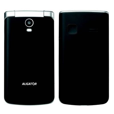 Aligator V710 Senior černo-stříbrný + stolní nabíječka