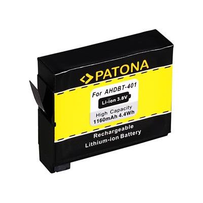 Patona PT1235 - GoPro Hero 4 AHDBT-401 1160mAh Li-Ion