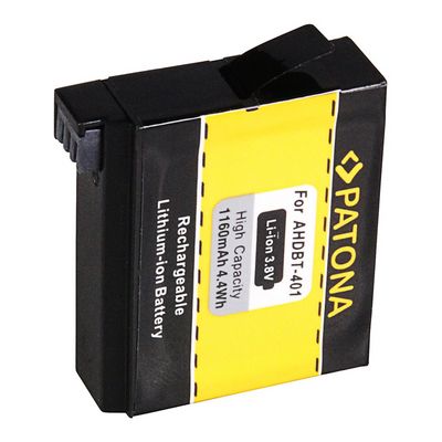 Patona PT1235 - GoPro Hero 4 AHDBT-401 1160mAh Li-Ion