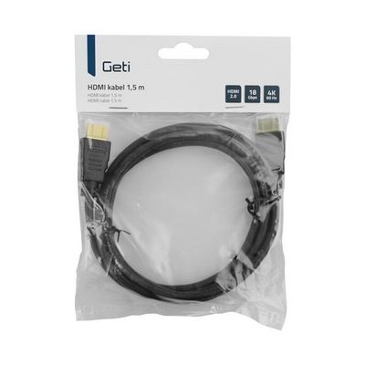Geti kabel HDMI 1,5m pozlacený, 4K, ethernet 2.0