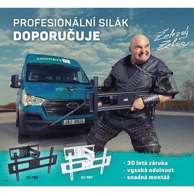 Connect IT BigMount nástěnný držák pro ploché obrazovky 40-90