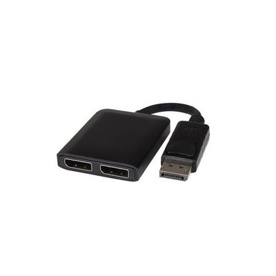 PremiumCord adaptér DisplayPort - 2x DisplayPort, MST,rozšíření+zrcadlení+2 obrazy, 4K*2K