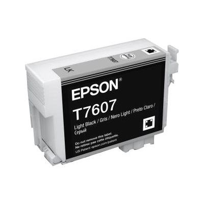 Epson T7607 Light Black, světle černá - originální