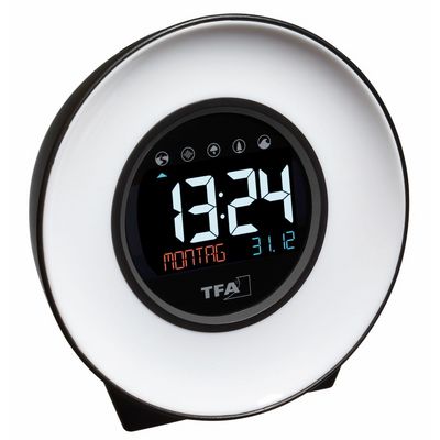 TFA digitální budík se zvuky přírody a barevným podsvícením 60.2023.02 MOOD LIGHT