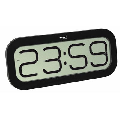 TFA rádiově řízené hodiny s melodií 60.4514.01 BimBam černé