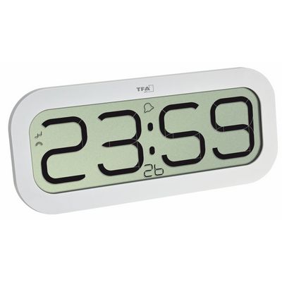 TFA rádiově řízené hodiny s melodií 60.4514.02 BimBam bílé