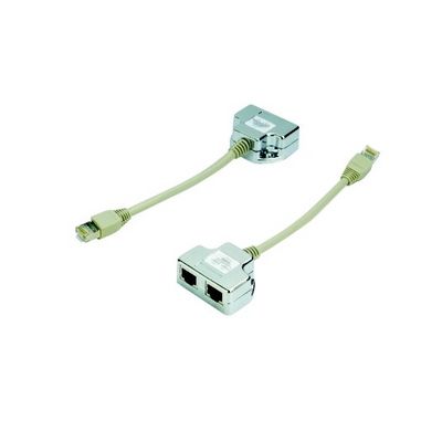 DATACOM Y adaptér STP CAT5E PC / PC+TEL