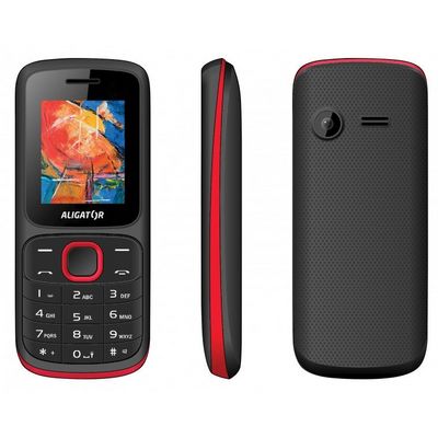 Aligator D210 Dual Sim černo-červený