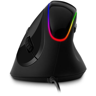 Connect IT CMO-2800-BK ergonomická vertikální optická myš, černá