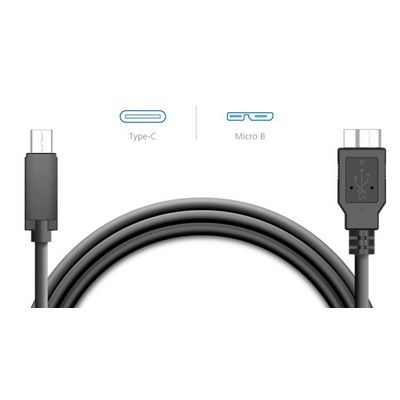 Akasa kabel USB-C na microUSB, 1m