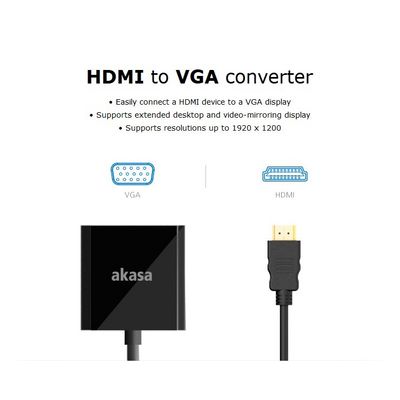 AKASA redukce HDMI na VGA