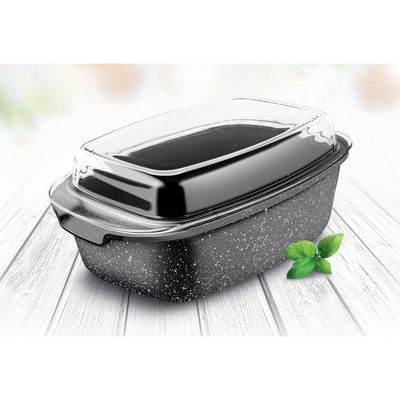Lamart LT1156 Pekáč se skleněnou poklicí Rock, 7,5 l