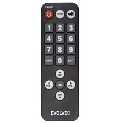 EVOLVEO seniorský dálkový ovladač pro Alpha T2 a Omega T2