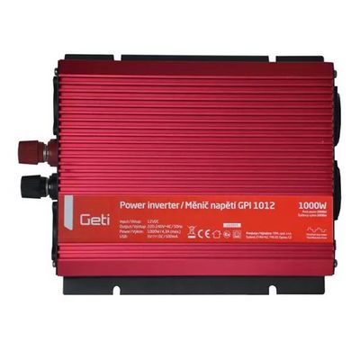 Geti měnič napětí 12V/230V GPI 1012 USB