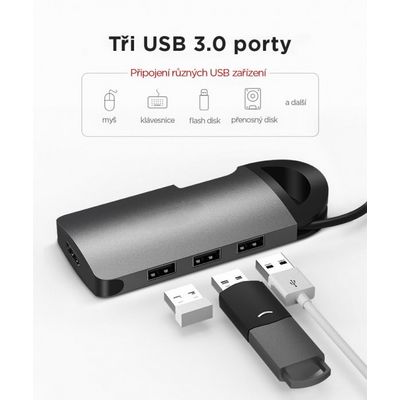UMAX U-Connect USB-C Multiport H7