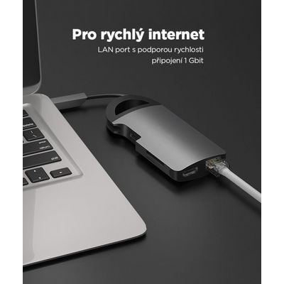 UMAX U-Connect USB-C Multiport H8
