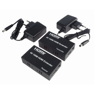 PremiumCord 4K HDMI extender na 100m přes jeden kabel Cat5e/Cat6