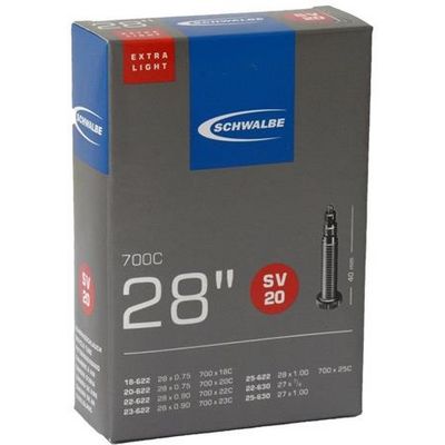 Schwalbe duše 28 SV20 40mm 18/25-622 galuskový ventilek light