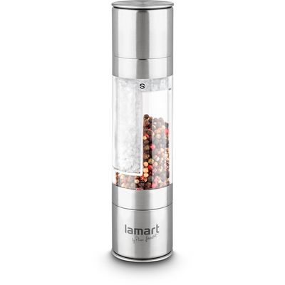 Lamart LT7014 Mechanický mlýnek na koření, pepř a sůl TUBE, 2x 100 ml