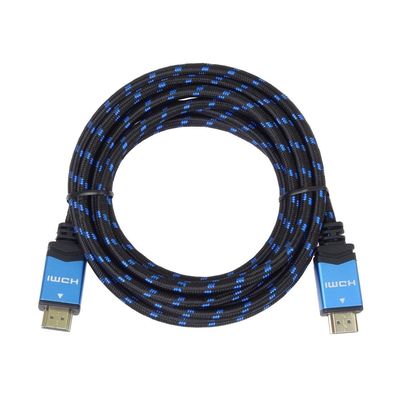 PremiumCord Ultra HDTV 4K@60Hz kabel HDMI 2.0b kovové+zlacené konektory 1m bavlněné opláštění kabelu