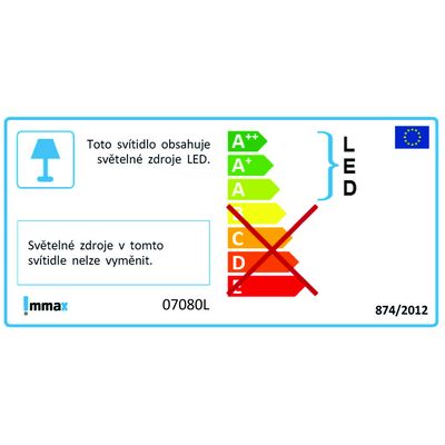 Immax NEO LIMITADO Smart závěsné svítidlo 60cm 39W černé Zigbee 3.0